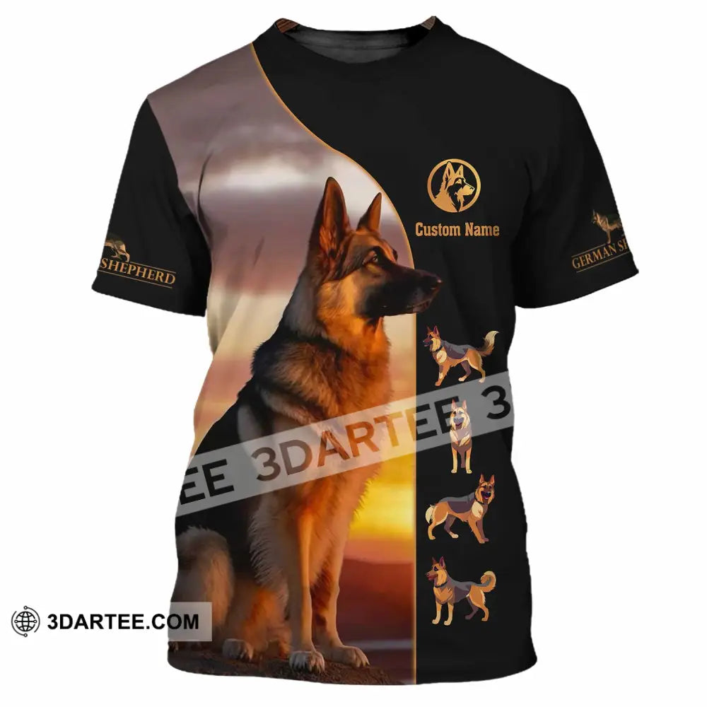 Unisex Shirt - Custom German Shepherd Shirt T-Shirt / S T-shirt