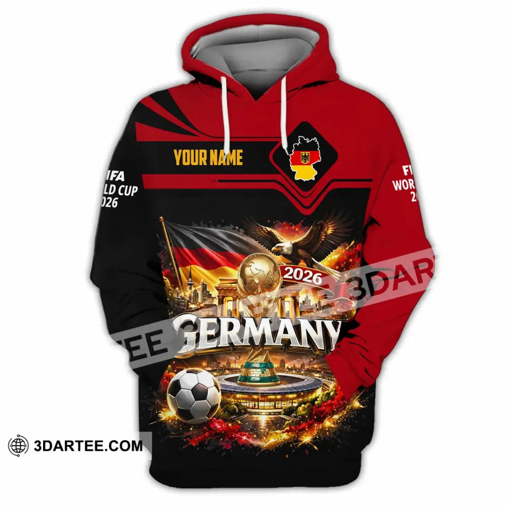 Unisex Shirt - Custom Germany World Cup 2026 3D Shirt Hoodie / S T-shirt