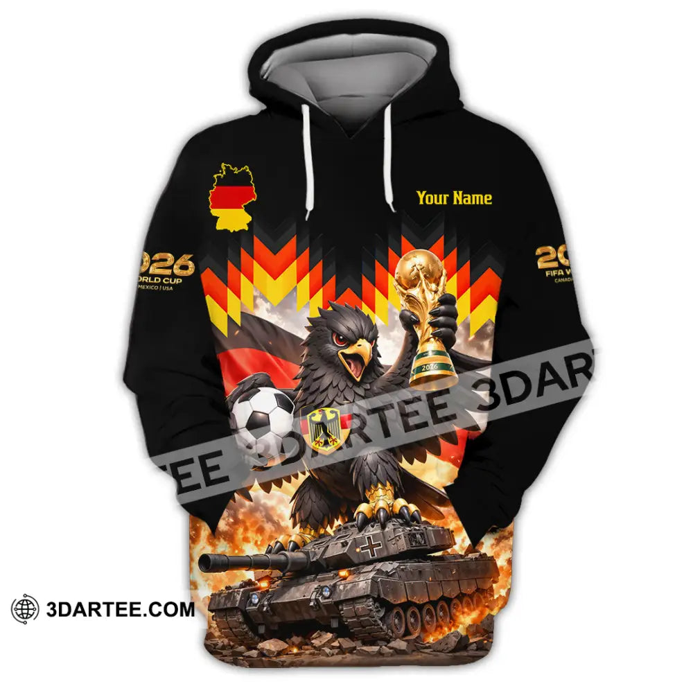 Unisex Shirt - Custom Germany World Cup 2026 3D Shirt Hoodie / S T-shirt