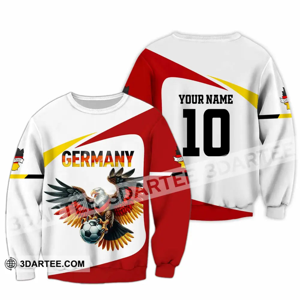 Unisex Shirt - Custom Germany 3D Shirt Long Sleeve / S T-shirt