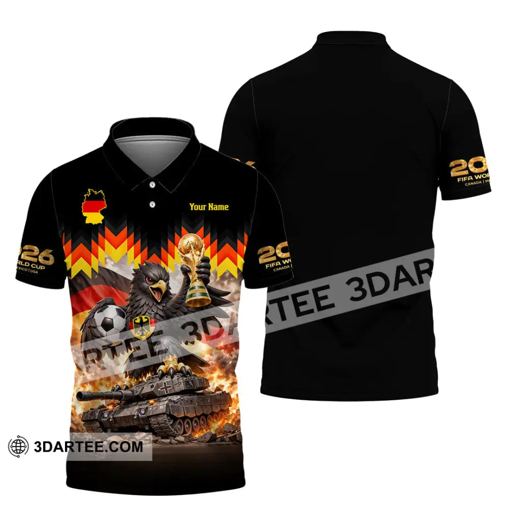 Unisex Shirt - Custom Germany World Cup 2026 3D Shirt Polo Shirt / S T-shirt
