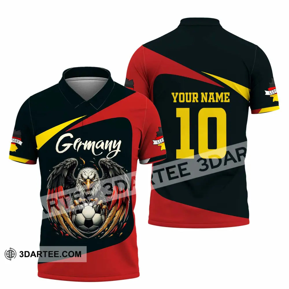 Unisex Shirt - Custom Germany 3D Shirt Polo Shirt / S T-shirt