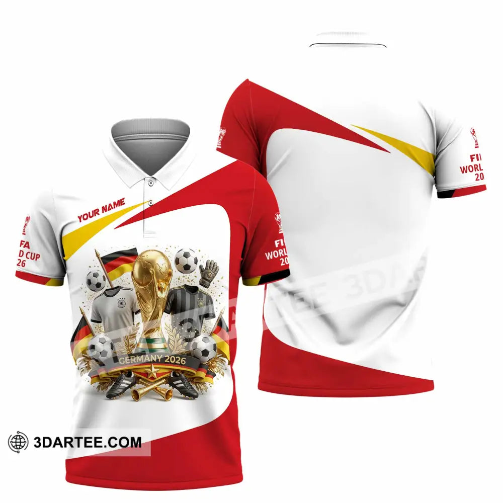Unisex Shirt - Custom Germany World Cup 2026 3D Shirt - Polo Shirt / S - T-shirt
