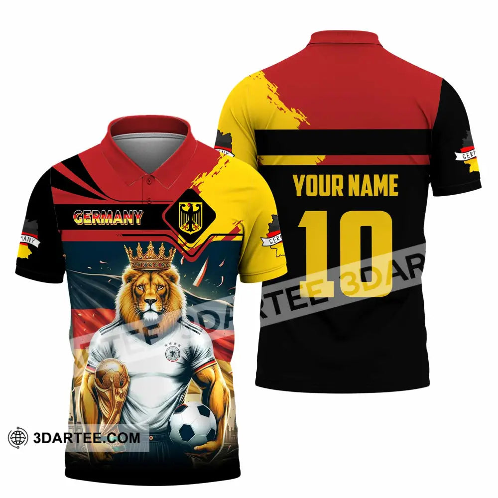 Unisex Shirt - Custom Germany 3D Shirt Polo Shirt / S T-shirt