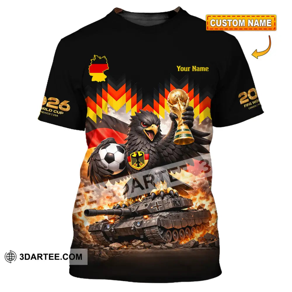 Unisex Shirt - Custom Germany World Cup 2026 3D Shirt T-shirt