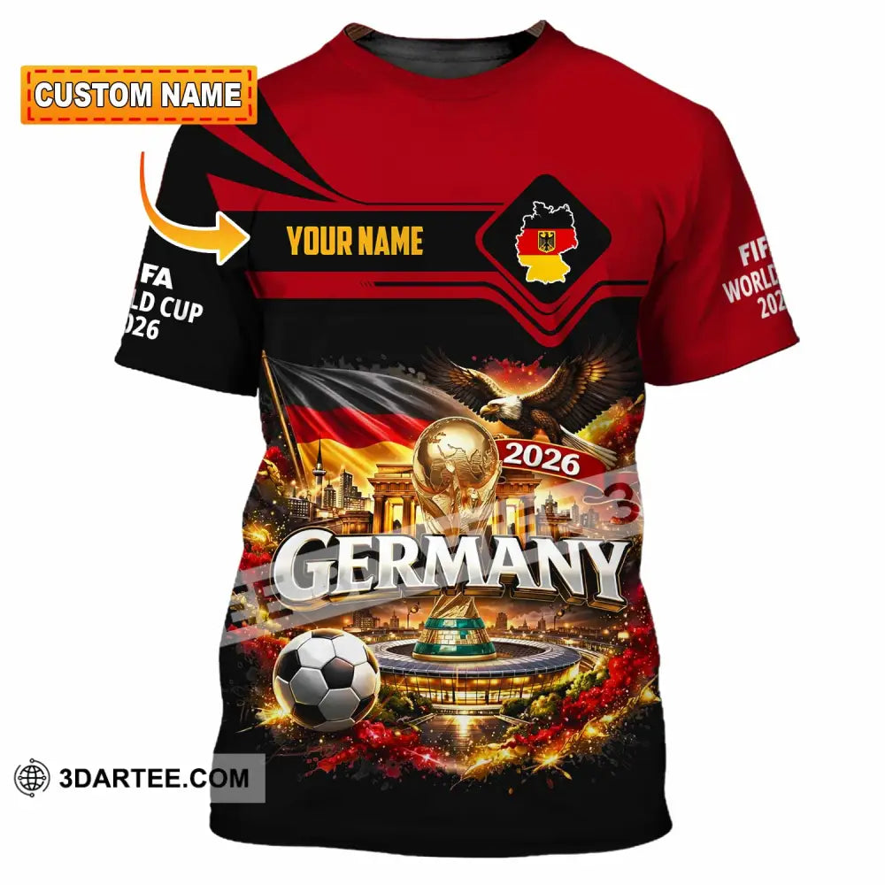 Unisex Shirt - Custom Germany World Cup 2026 3D Shirt T-shirt