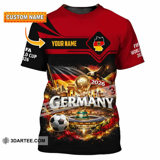 Unisex Shirt - Custom Germany World Cup 2026 3D Shirt T-shirt