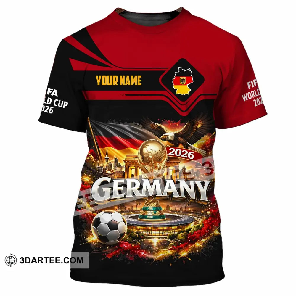 Unisex Shirt - Custom Germany World Cup 2026 3D Shirt T-Shirt / S T-shirt