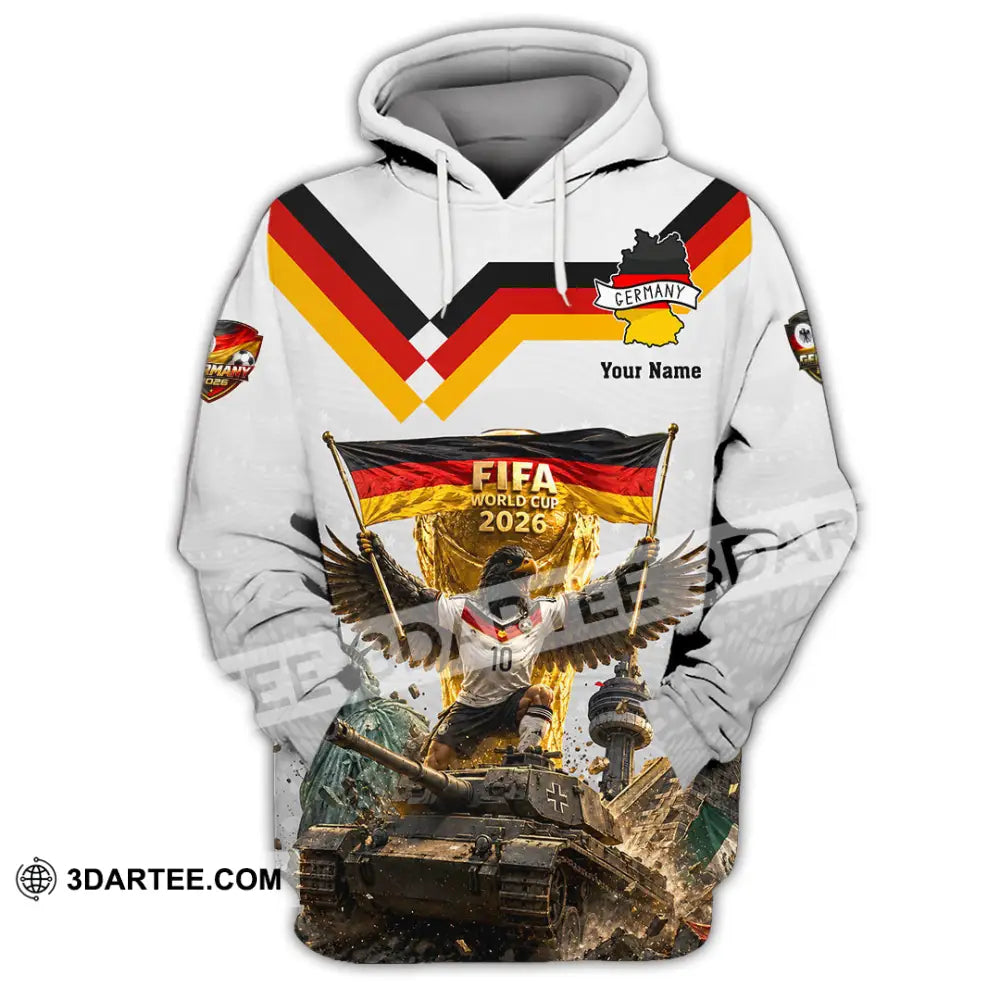 Unisex Shirt - Custom Germany World Cup 2026 Shirt - Hoodie / S - T-shirt
