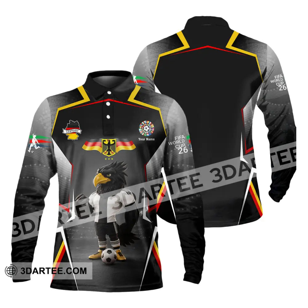 Unisex Shirt - Custom Germany World Cup 2026 Shirt - Long Sleeve Polo / S - T-shirt