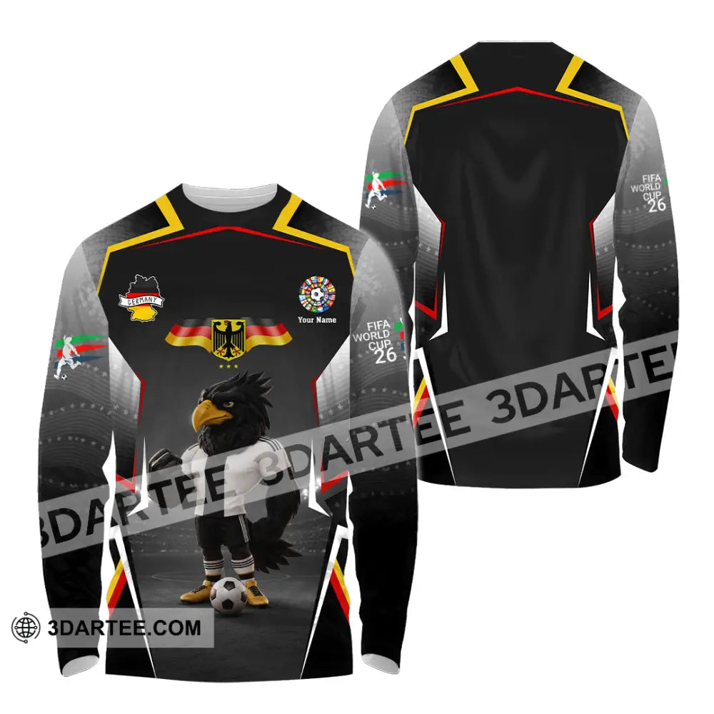 Unisex Shirt - Custom Germany World Cup 2026 Shirt - Long Sleeve Shirt / S - T-shirt