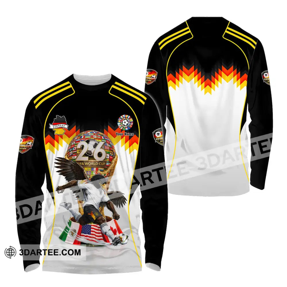 Unisex Shirt - Custom Germany World Cup 2026 Shirt - Long Sleeve Shirt / S - T-shirt