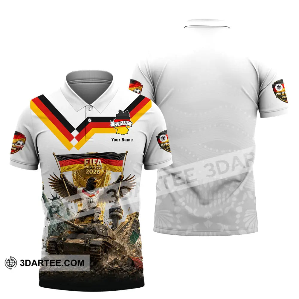 Unisex Shirt - Custom Germany World Cup 2026 Shirt - Polo Shirt / S - T-shirt