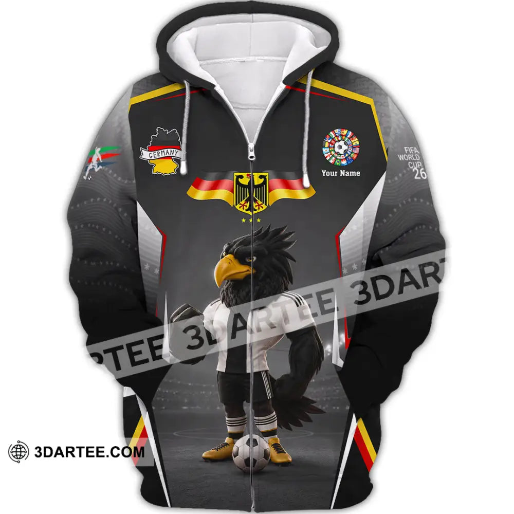 Unisex Shirt - Custom Germany World Cup 2026 Shirt - Zipper Hoodie / S - T-shirt
