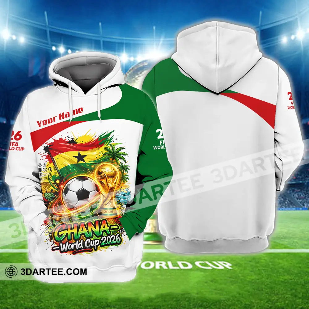 Unisex Shirt - Custom Ghana World Cup 2026 3D Shirt - Hoodie / S - T-shirt