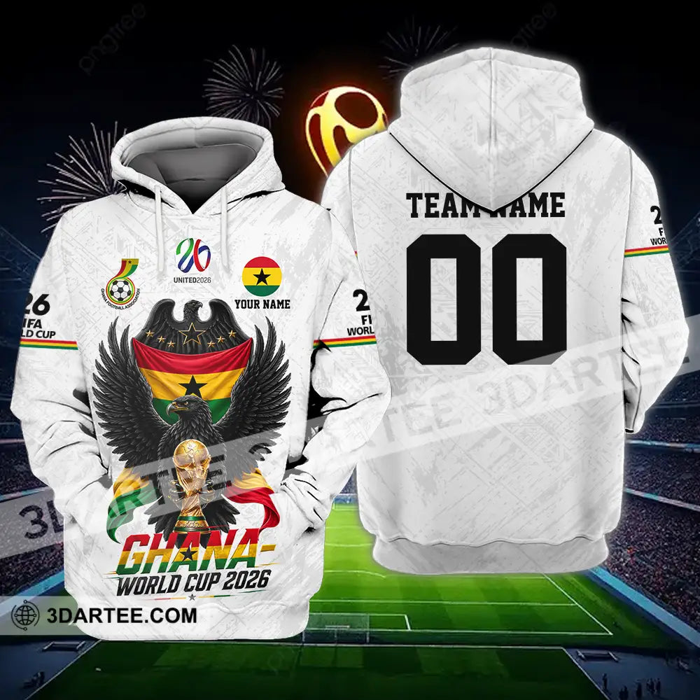 Unisex Shirt - Custom Ghana World Cup 2026 3D Shirt - Hoodie / S - T-shirt
