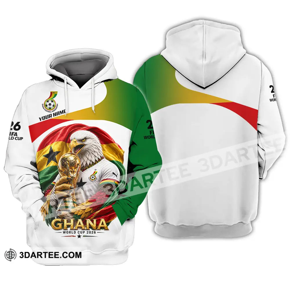 Unisex Shirt - Custom Ghana World Cup 2026 3D Shirt - Hoodie / S - T-shirt