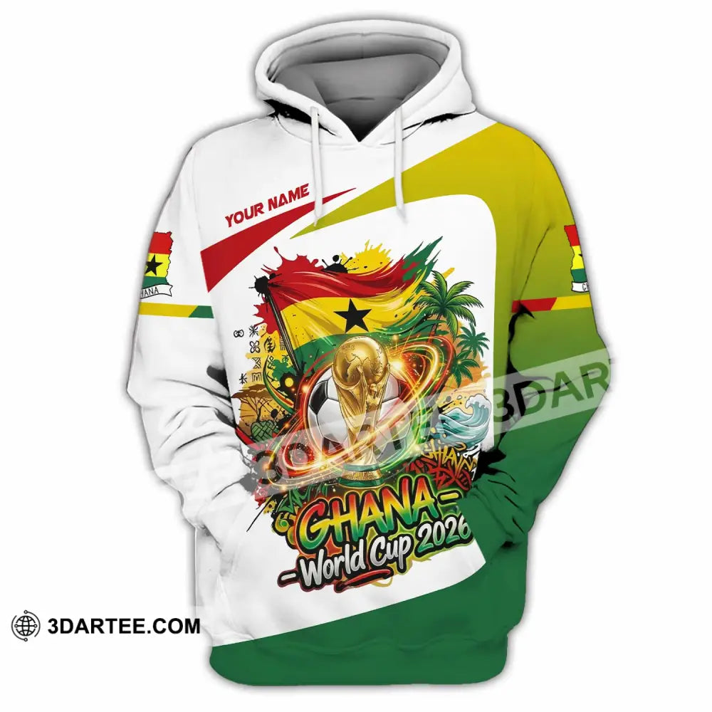 Unisex Shirt - Custom Ghana World Cup 2026 3D Shirt Hoodie / S T-shirt
