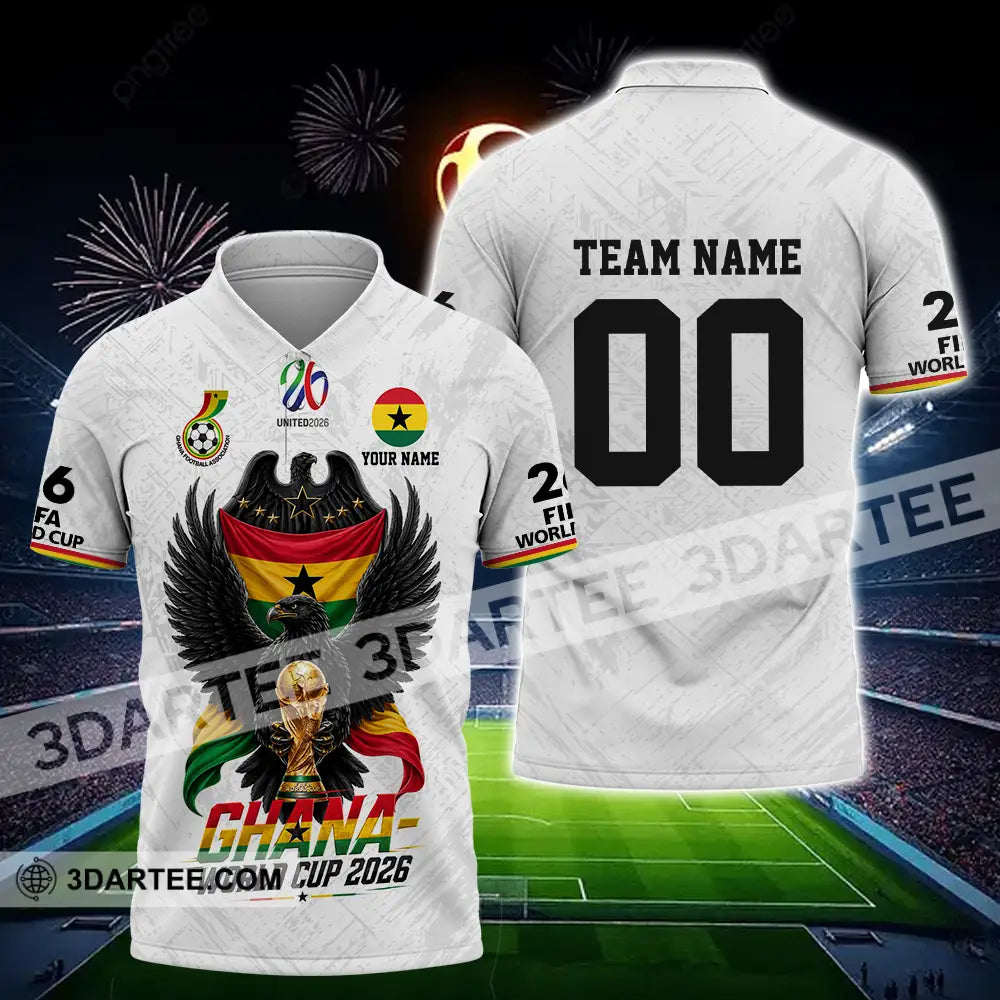 Unisex Shirt - Custom Ghana World Cup 2026 3D Shirt - T-shirt