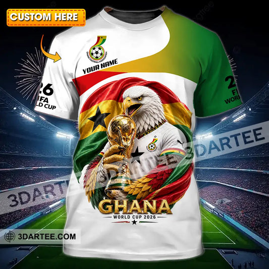 Unisex Shirt - Custom Ghana World Cup 2026 3D Shirt - T-shirt
