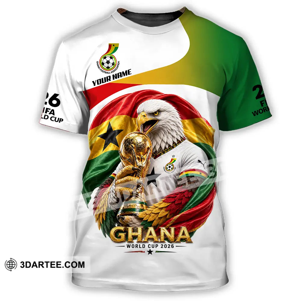 Unisex Shirt - Custom Ghana World Cup 2026 3D Shirt - T-Shirt / S - T-shirt