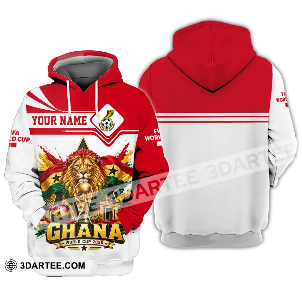 Unisex Shirt - Custom Ghana World Cup 2026 Shirt - Hoodie / S - T-shirt