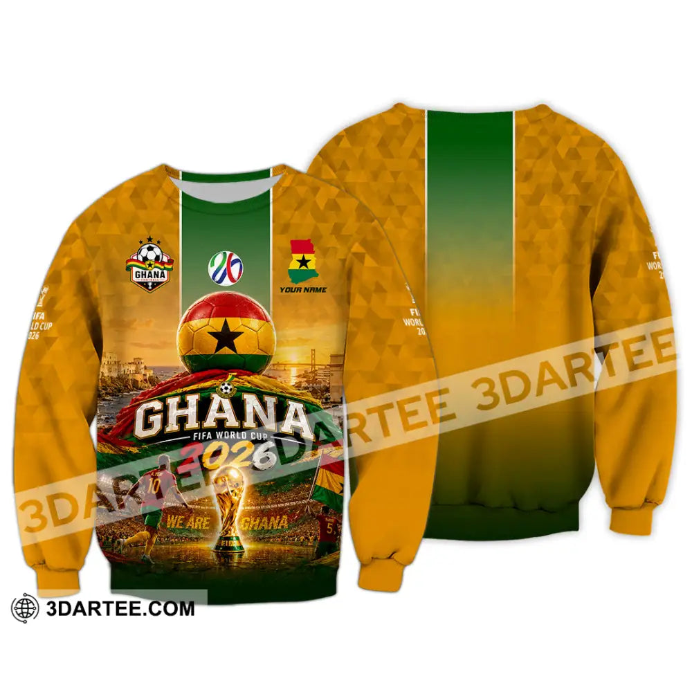 Unisex Shirt - Custom Ghana World Cup 2026 Shirt - Long Sleeve / S - T-shirt