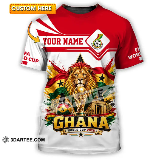 Unisex Shirt - Custom Ghana World Cup 2026 Shirt - T-shirt