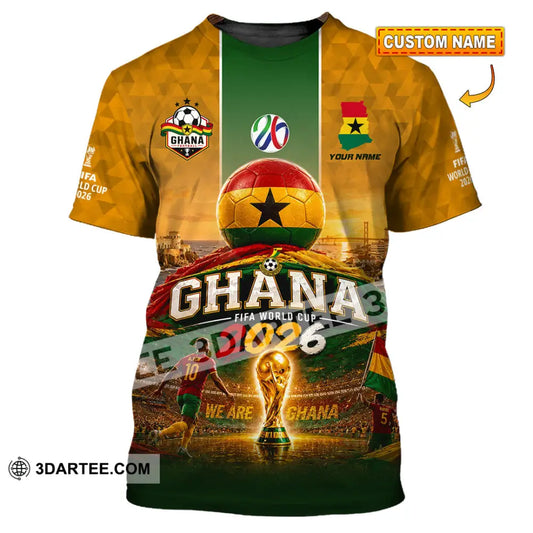 Unisex Shirt - Custom Ghana World Cup 2026 Shirt - T-shirt