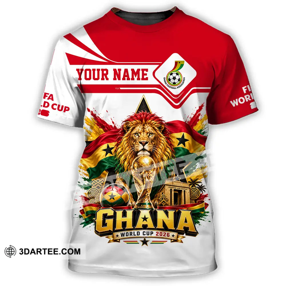 Unisex Shirt - Custom Ghana World Cup 2026 Shirt - T-Shirt / S - T-shirt