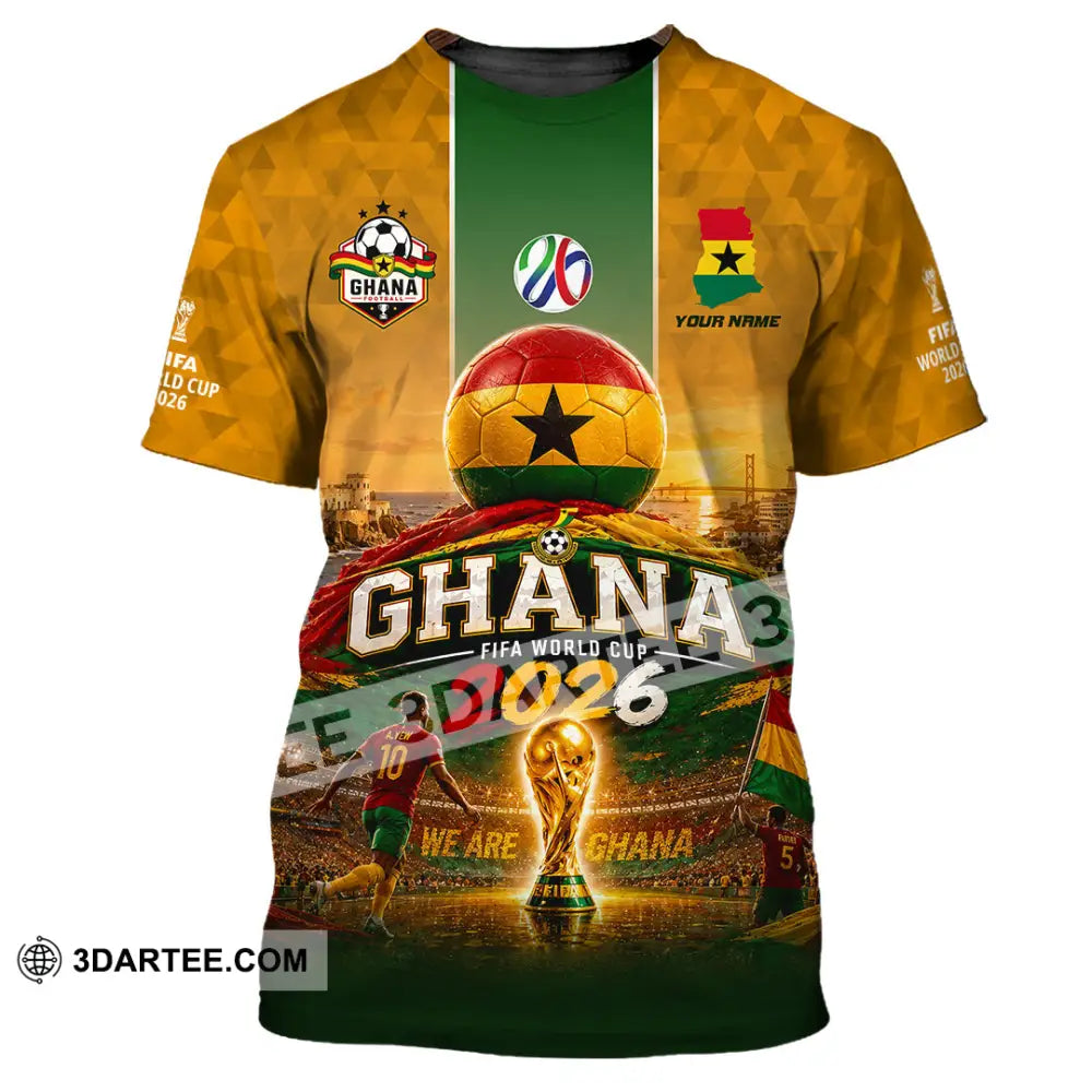 Unisex Shirt - Custom Ghana World Cup 2026 Shirt - T-Shirt / S - T-shirt