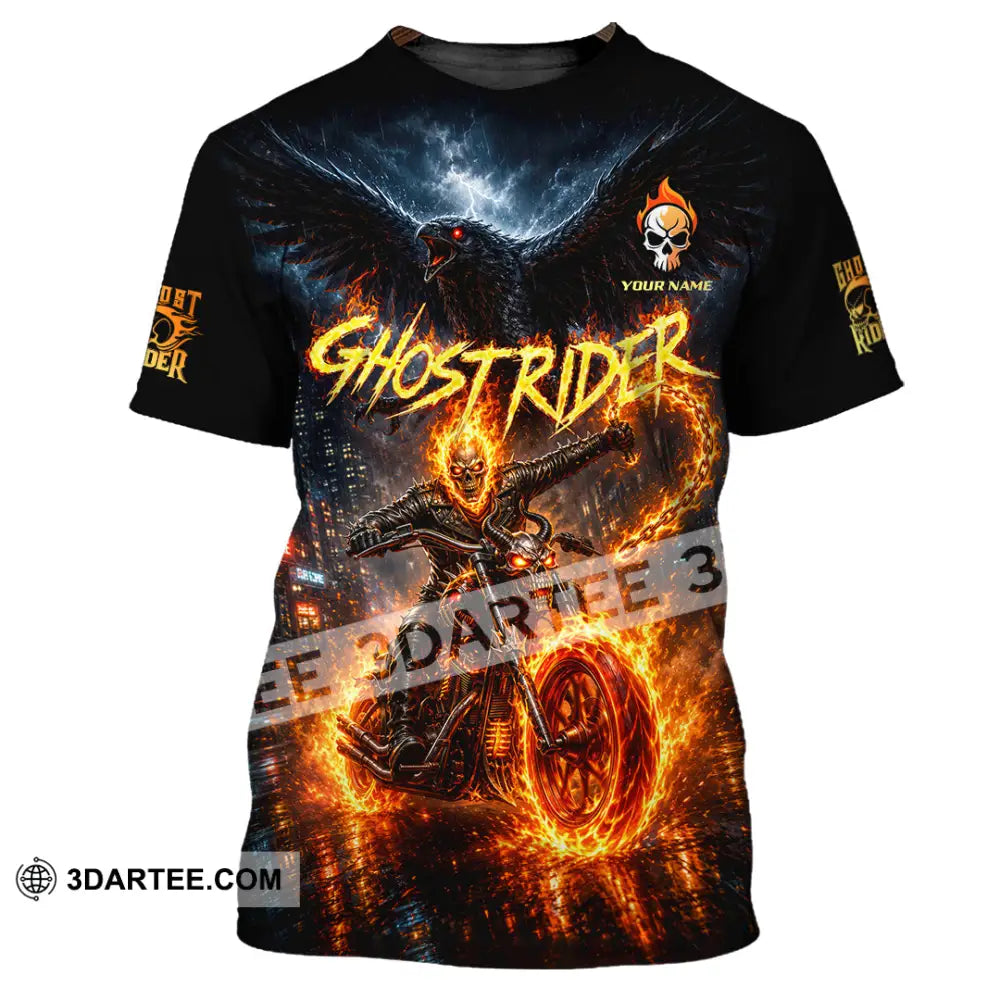 Unisex Shirt - Custom Ghost Rider Shirt - T-Shirt / S - T-shirt