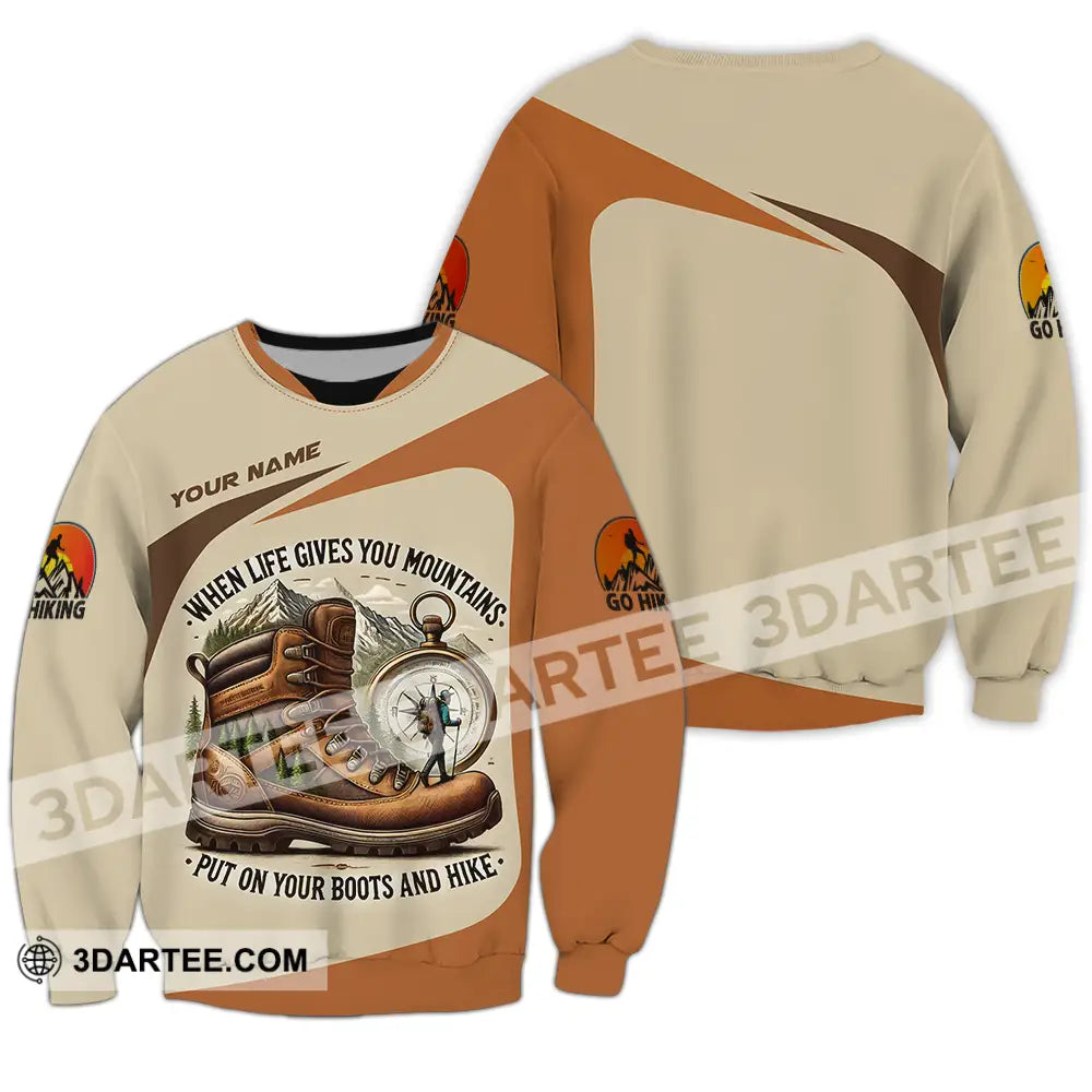 Unisex Shirt - Custom Go Hiking 3D Shirt - Long Sleeve / S - T-shirt