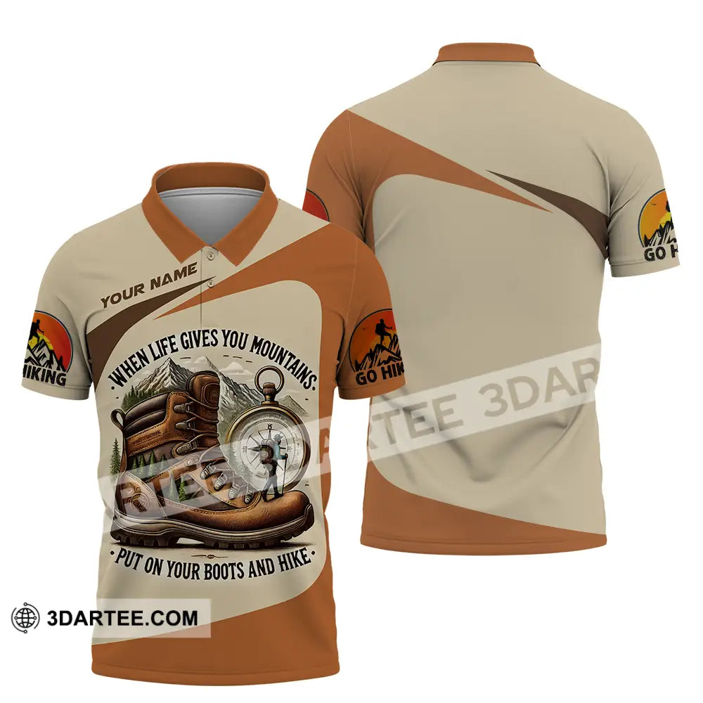 Unisex Shirt - Custom Go Hiking 3D Shirt - Polo Shirt / S - T-shirt