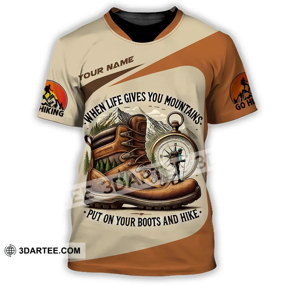 Unisex Shirt - Custom Go Hiking 3D Shirt - T-Shirt / S - T-shirt