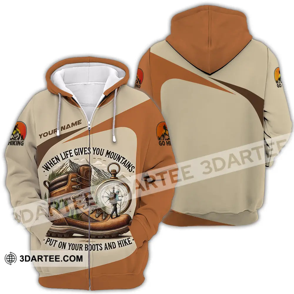 Unisex Shirt - Custom Go Hiking 3D Shirt - Zipper Hoodie / S - T-shirt