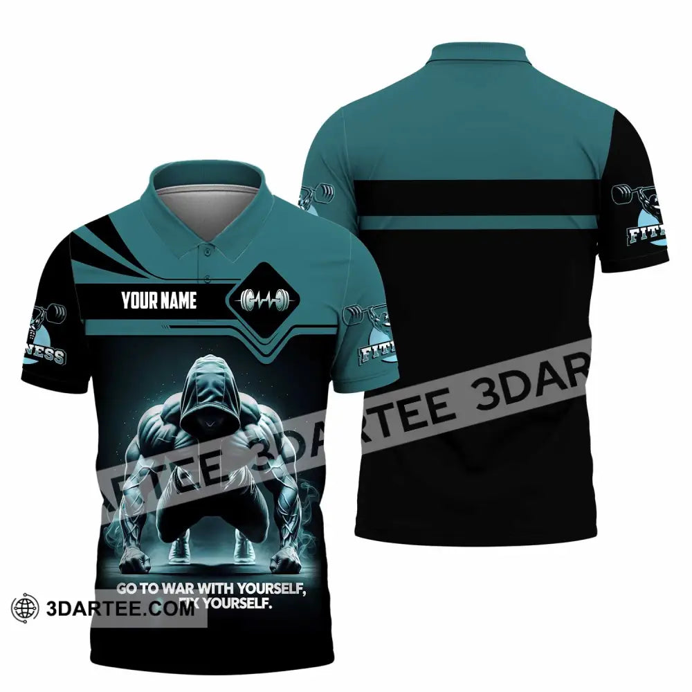Unisex Shirt - Custom Go To War With Yourself Fix Yourself 3D Shirt Polo Shirt / S T-shirt