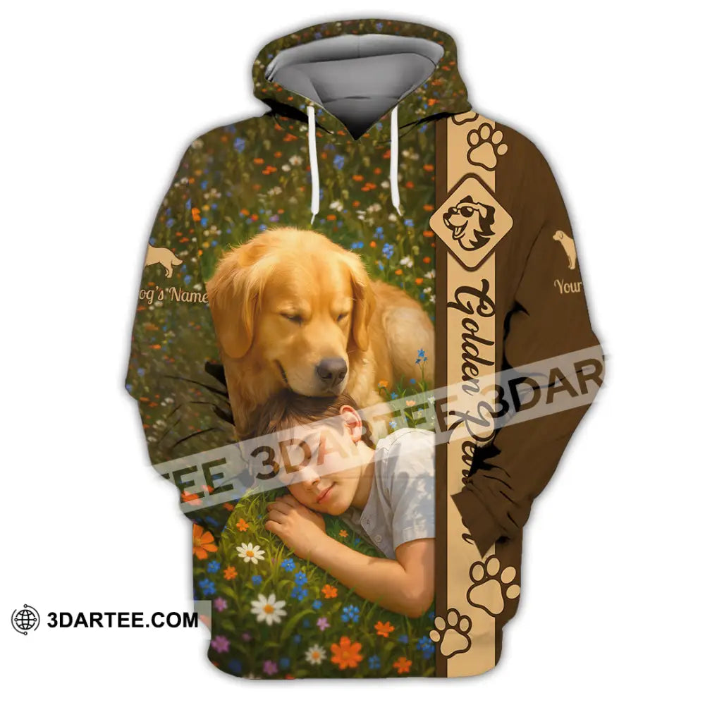 Unisex Shirt - Custom Golden Retriever Shirt Hoodie / S T-shirt