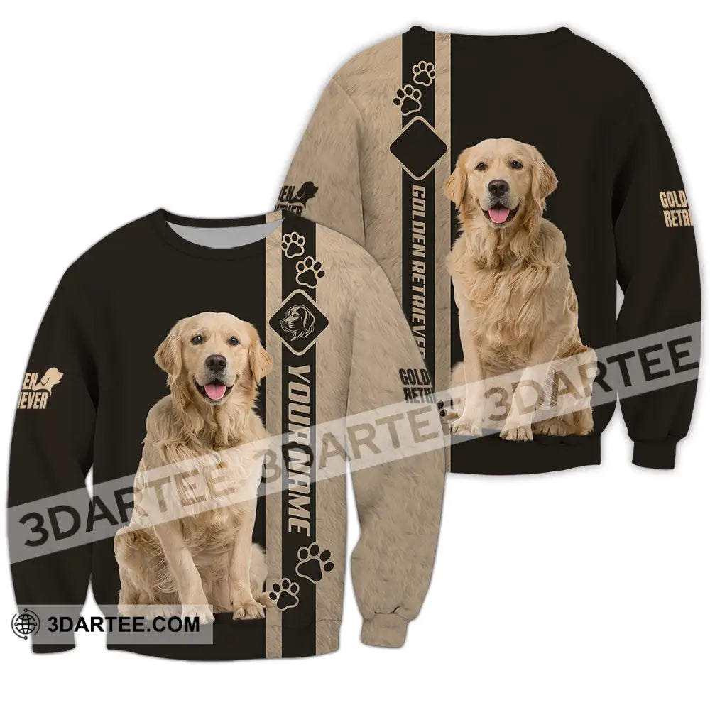 Unisex Shirt - Custom Golden Retriever Shirt Long Sleeve / S T-shirt