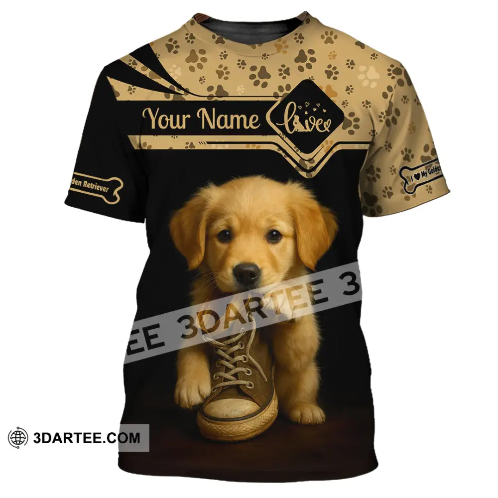 Unisex Shirt - Custom Golden Retriever Shirt T-Shirt / S T-shirt