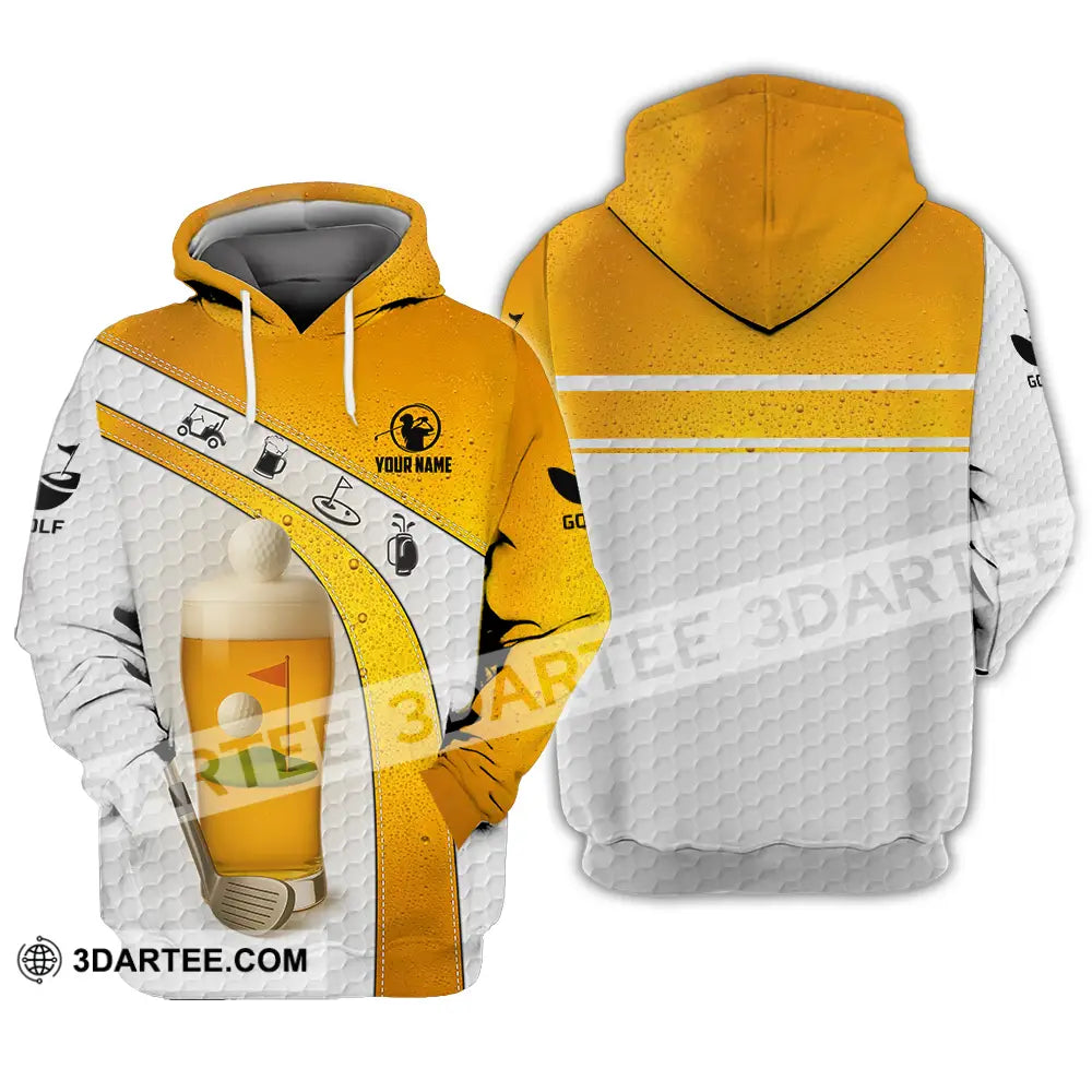 Unisex Shirt - Custom Golf And Beer Shirt Hoodie / S T-shirt