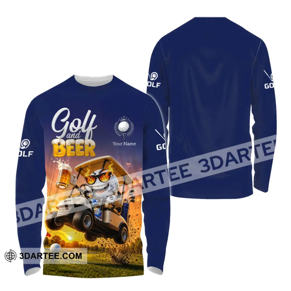 Unisex Shirt - Custom Golf And Free Shirt - Long Sleeve Shirt / S - T-shirt