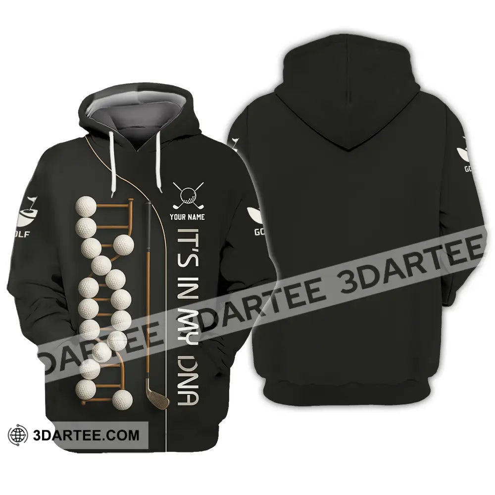 Unisex Shirt - Custom Golf In My DNA Shirt Hoodie / S T-shirt