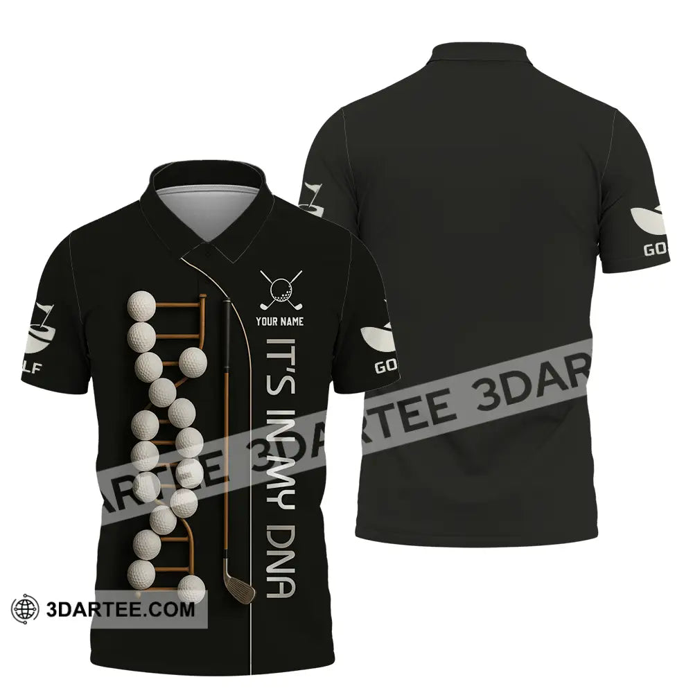 Unisex Shirt - Custom Golf In My DNA Shirt Polo Shirt / S T-shirt
