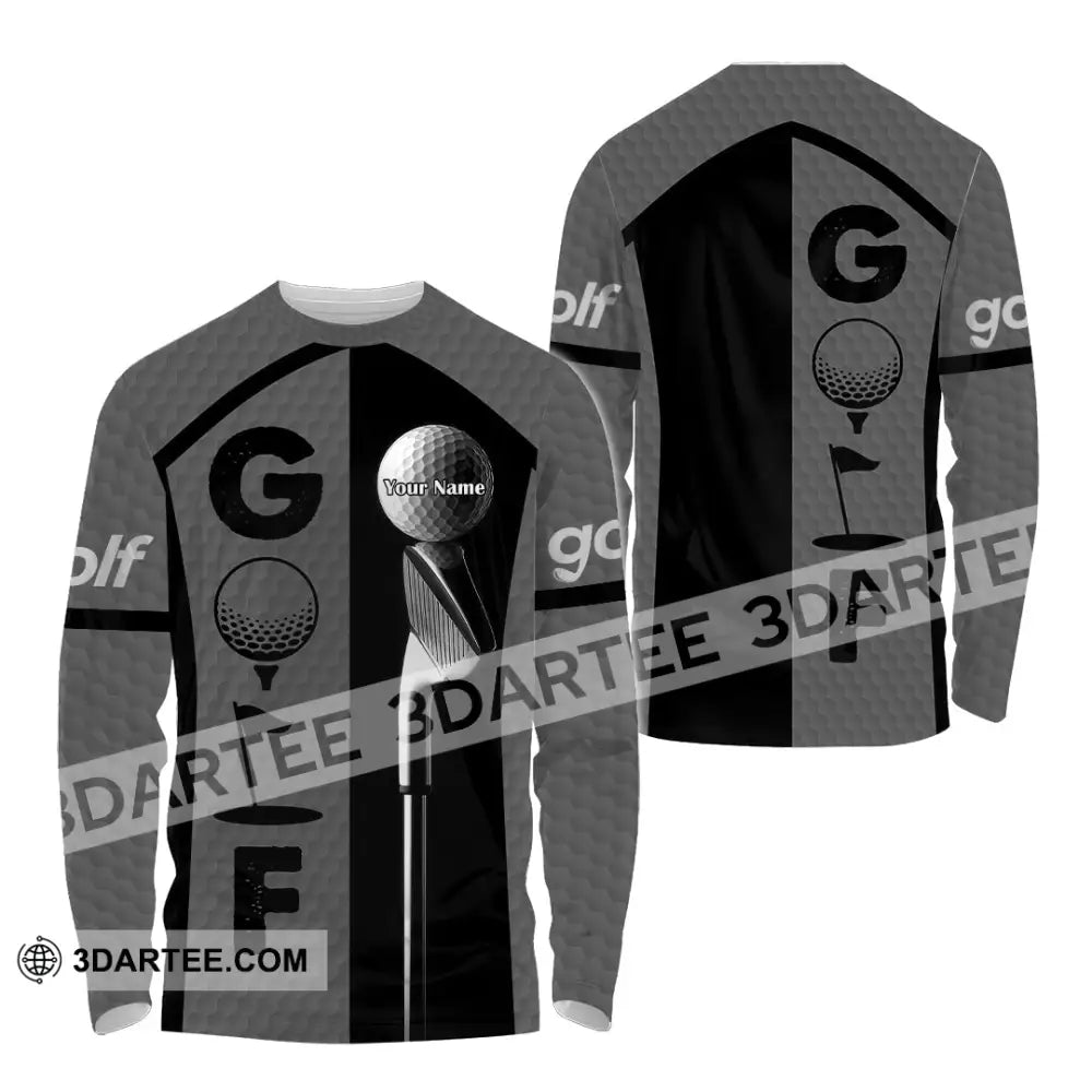 Unisex Shirt - Custom Golf Shirt Long Sleeve Shirt / S T-shirt