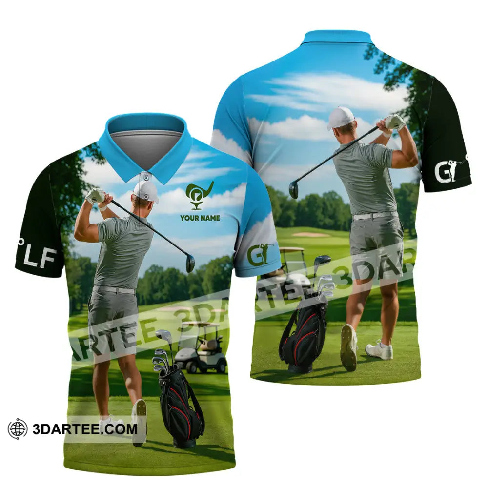 Unisex Shirt - Custom Golf Man Shirt Polo Shirt / S T-shirt