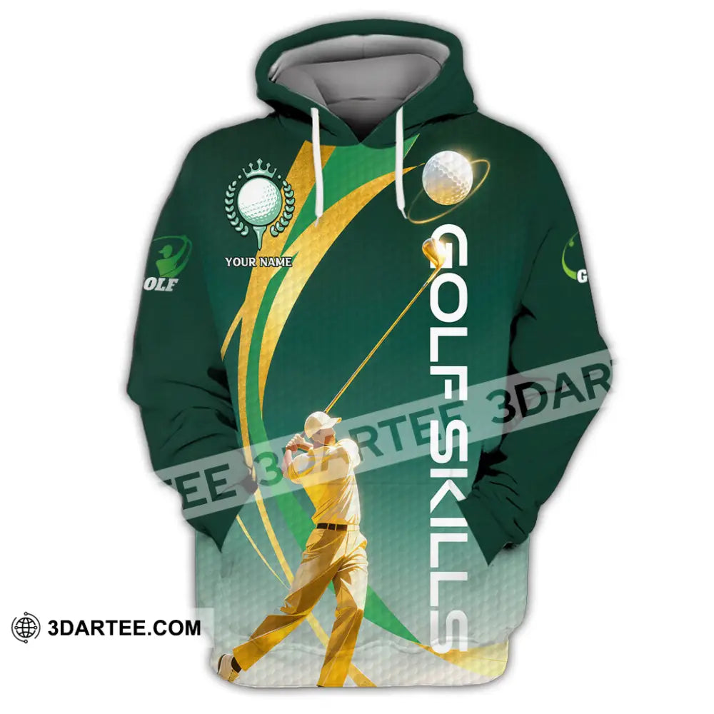 Unisex Shirt - Custom Golf Skills 3D Shirt Hoodie / S T-shirt