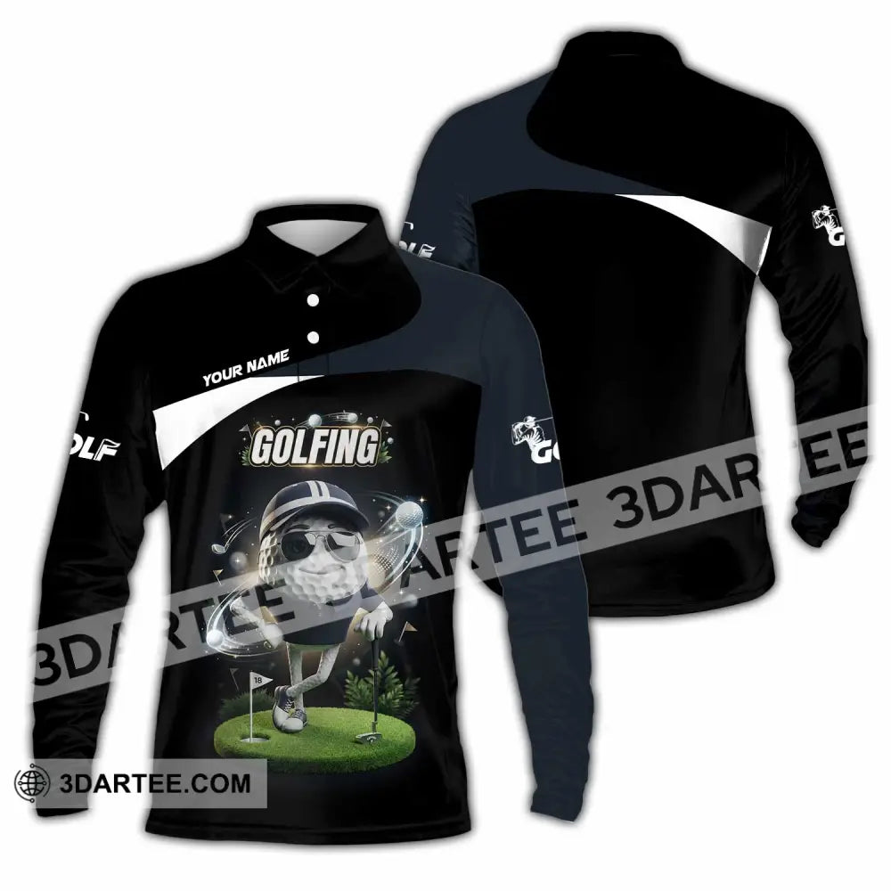 Unisex Shirt - Custom Golfing Shirt - Long Sleeve Polo / S - T-shirt