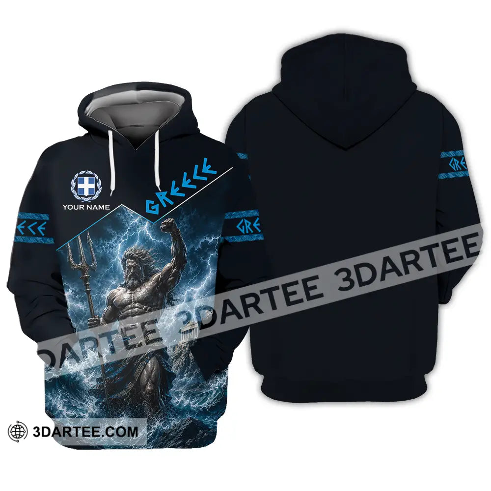 Unisex Shirt - Custom Greece Shirt - Hoodie / S - T-shirt