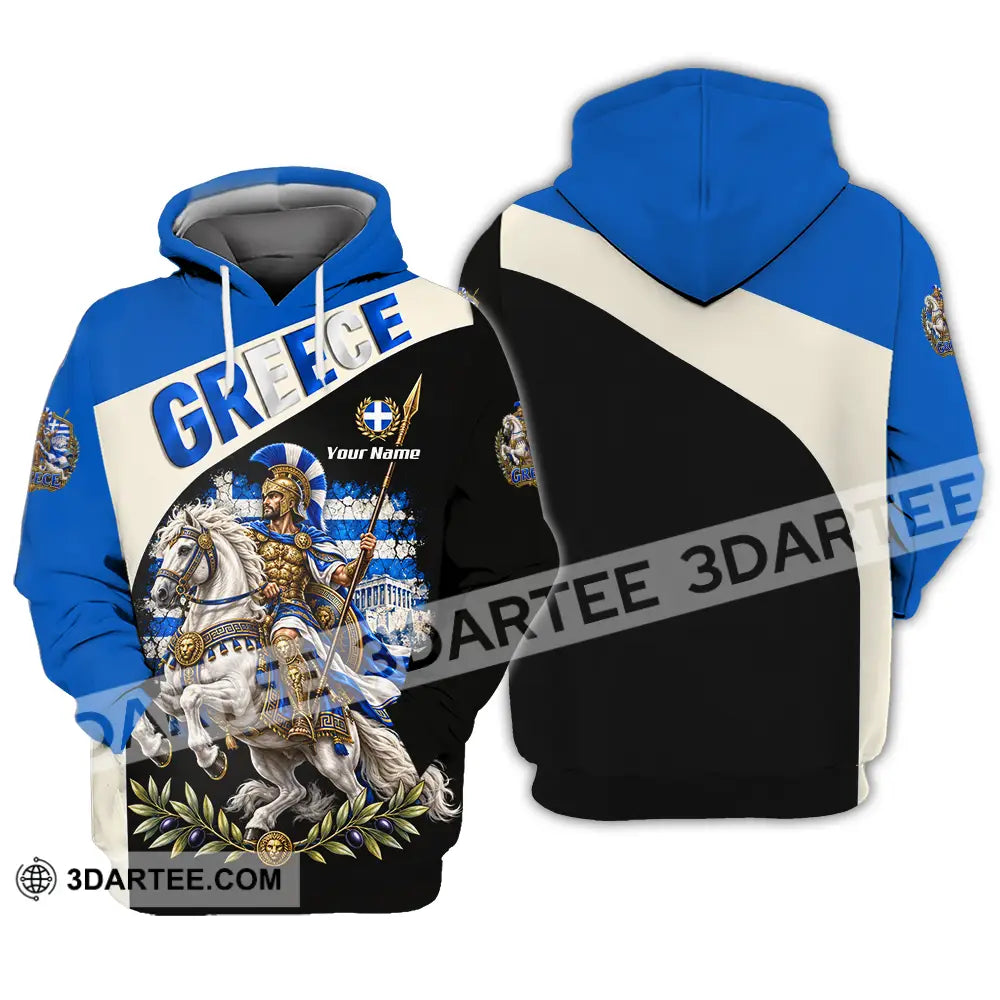 Unisex Shirt - Custom Greece Shirt - Hoodie / S - T-shirt